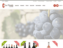 Tablet Screenshot of latienda.bodegascastano.com