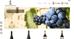 Desktop Screenshot of bodegascastano.com