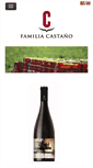 Mobile Screenshot of bodegascastano.com